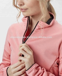 Veste polaire à fermeture éclair, en coton et polyester, bon marché, polaire, personnalisée, à demi-fermeture éclair, vente en gros, OEM, - Product Image 3