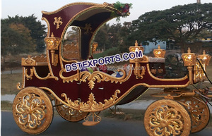 Carruaje Real Indio para Bodas, Carruaje Maharaja Tirado por Caballos en Venta, Carruajes Tradicionales Indios para Bodas - Product Image 6
