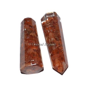 Productos de orgón de cornalina roja, punto de Obelisco, curación, reiki - Product Image 1