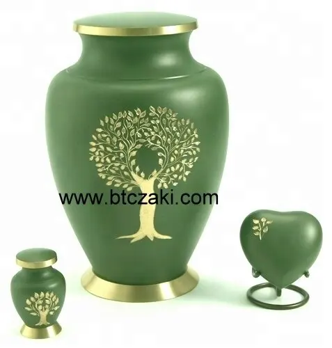 New Design Handmade Metal Crema tion Urns für menschliche Asche Großhandel Hersteller Custom Decorative Metal Urns