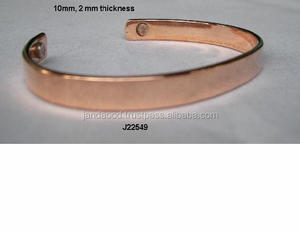 Pulseras de Cobre Sin Patrones y con Imanes de Cobre, con Beneficios para la Salud, Terapia Magnética - Product Image 3