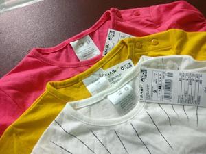 Camiseta de algodón 100% de alta calidad para niñas, diseño de moda para primavera, lote de existencias de Bangladesh a granel para exportación - Product Image 5