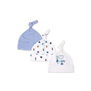 Gorro de algodón orgánico para bebé recién nacido - Product Image 1