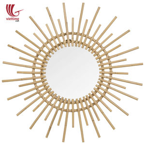 Miroir mural rond décoratif écologique, plusieurs formes disponibles, vente en gros, 10 pièces - Product Image 2