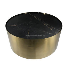 โต๊ะกาแฟกลองทองเหลือง - Product Image 1
