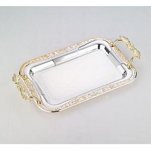 Plateau de service en acier inoxydable fantaisie, cuisine à domicile, restaurant, qualité de luxe, plateau en acier - Product Image 3