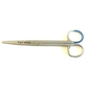 Tijeras desechables Busch para cordón umbilical-Acero inoxidable 16cm Instrumento quirúrgico de clase I curvo lateral - Product Image 6