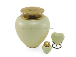 โทริสีฟ้าโกศเผาศพสำหรับมนุษย์อุปกรณ์งานศพ Brassworld อินเดีย - Product Image 4