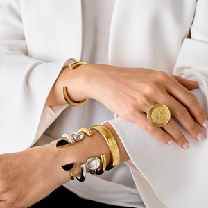 Pulseras y Brazaletes Ajustables para Mujer, Brazalete Abierto de Moda, Joyería Femenina - Product Image 2