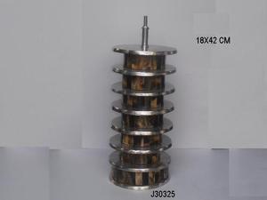 Modern Horn Inlay Mother of Pearl and Wood Brass Combination <b>Lamp</b> Base Top Table <b>Lamp</b> with Electric <b>Fitting</b> Home Decor - Product Image 5