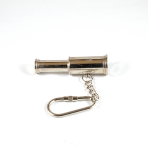 พวงกุญแจแก้วสายลับแบบพับเดี่ยวทำจากนิกเกิลขนาดเล็กทนทานวัสดุแก้วโลหะคาราไบเนอร์แบบโบราณ - Product Image 3