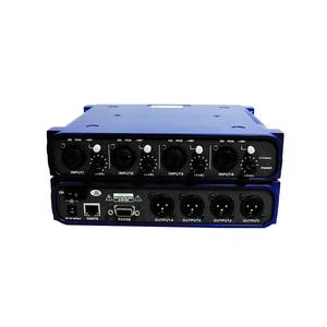 6.3mm Jack 48V Phantom Power Balanced <strong>Analog</strong> <strong>Output</strong> 4x4 I/O Interface Dante Audio Network Transmitter Receiver - Product Image 4