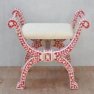 Puf de hueso y madera de la mejor calidad de diseño moderno para aplicaciones de oficina en casa - Product Image 1