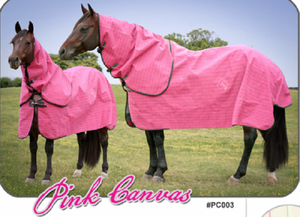 Couverture de cheval en toile imperméable, en coton robuste, pour l'extérieur et l'écurie, protection durable contre les intempéries - Product Image 2