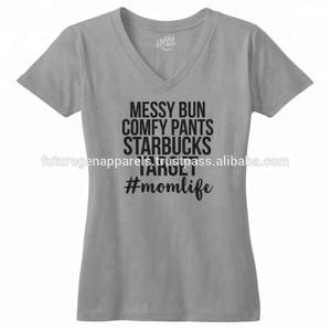 Streetwear en coton super peigné de haute qualité pour femmes imprimé personnalisé anti-boulochage été à manches courtes décontracté écologique bio - Product Image 6