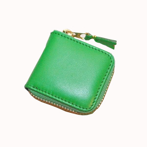 Cute Shape Leather Coin <b>Pouch</b> / Handmade Black Leather Coin Purse <b>Men</b> / Pretty Zipper Coin Purse - Product Image 4