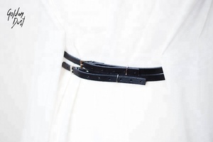 Fashion Leather Harness Belt Punk Goth <b>Bra</b> Body Bondage Adjustable Chest Straps Black Slim Suspenders GDH-0015 - Product Image 5