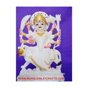 Estatua blanca Durga Maa Idols - Product Image 1