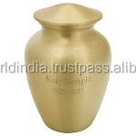 Urna Funeraria de Metal Estilo Americano Color Azul Lavanda para Recuerdos de Bebé, Suministros Funerarios BRASSWORLD INDIA - Product Image 5