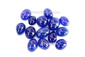 หินอัญมณีแทนซาไนต์ธรรมชาติทรงหลังเบี้ย - Product Image 3