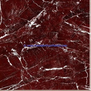 Azulejos de Mármol Rojo y Blanco Pulido de Calidad Superior, Acabado de Superficie de Piedra Natural - Product Image 6