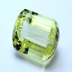 หิน kunzite สีเหลืองธรรมชาติพลอยรูปสี่เหลี่ยมจัตุรัสขนาด21X27มม. 115 CRT - Product Image 4
