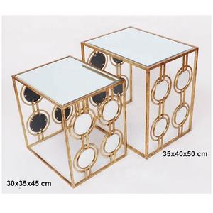 โต๊ะกาแฟโลหะสำหรับเฟอร์นิเจอร์ห้องนั่งเล่นโต๊ะทำงานที่ทันสมัยโต๊ะข้างกาแฟที่ขายดีที่สุด - Product Image 2