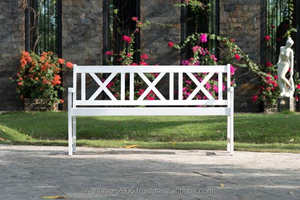 Muebles de comedor de diseño moderno Banco largo 3 asientos Silla de comedor de madera Banco otomano con marco de madera - Product Image 2