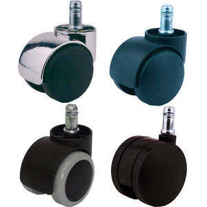 Roulette pivotante en PU/nylon de 50mm pour chaise de bureau pour l'école de bureau ou l'hôtel - Product Image 1