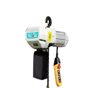 New Light Weight Electric Chain Crane 1 Ton 3 Ton Custom Design Electric Chain Hoists With Trolley