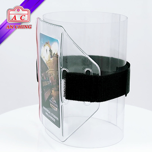 Claro de cremallera de PVC brazalete insignia ID titular de la tarjeta - Product Image 5