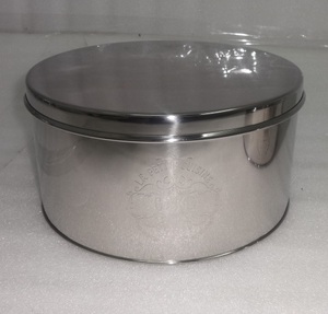 ตกแต่งทรงกลมที่มีคุณภาพสูงโลหะดีบุกกล่องภาชนะกระป๋อง - Product Image 4