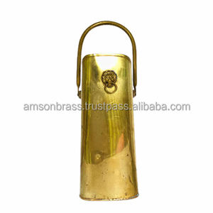Outil De Nettoyage domestique En Laiton Massif Fait Main Seau À Charbon Saborder - Product Image 6
