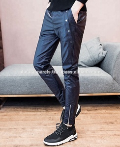 กางเกงหนังเทียมสำหรับผู้ชาย,กางเกงหนังแกะแท้ดีไซน์สวยสำหรับนักขี่จักรยานกางเกงหนังแกะสีดำแบบใหม่ปี2022 - Product Image 6