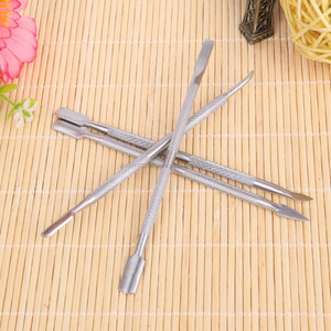 4 Pcs Stainless Steel <b>Nail</b> <b>Cuticle</b> <b>Pusher</b> High Quality Remover Professional Private Label <b>Nail</b> <b>Pusher</b> Back Manicure Tool - Product Image 3