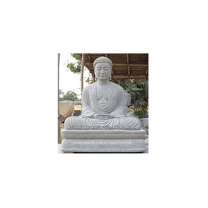 God Buddha Marble Sculpture - Product Image 1