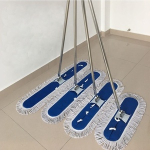 Nouvelle conception nettoyage des sols humides et secs vadrouille plate tête circulaire vadrouille en coton - Product Image 6