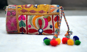 Banjara-Bolso de mano, Bolsa tribal hecha a mano, bolso indio banjara - Product Image 3