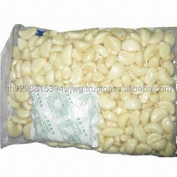 100% свежий очищенный чеснок в рассоле от поставщика