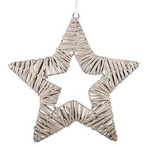 สีเทา Willow หวายแขวนตกแต่ง - Product Image 1