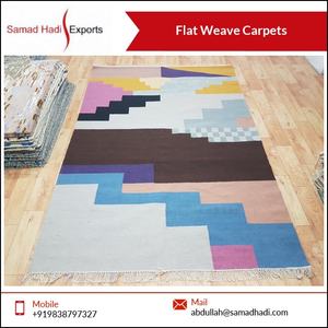 พรมขนสัตว์แบบถักลายสำหรับห้องนั่งเล่นพรมขนสัตว์ถักแบบเรียบหรูหราออกแบบได้ตามต้องการ - Product Image 2