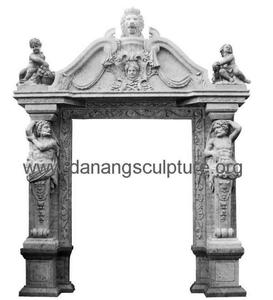 Porte d'entrée en pierre de marbre, pierre, DSF-CN01 - Product Image 5