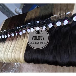 Extensión de cabello ruso remy, grado prepegado Rubio i u, Punta Plana, queratina italiana - Product Image 3