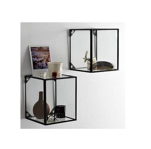 square <b>Glass</b> <b>Box</b> with Metal Frame <b>Glass</b> <b>Jewelry</b> <b>Box</b> Made of Brass and <b>Glass</b> for <b>Jewelry</b> Storage Decoration - Product Image 2