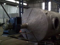 Tanque Cilíndrico de Acero Inoxidable (SS304/SS316) para Tratamiento de Agua Industrial, Bomba Accionada por Motor Controlada por PLC, Diámetro <<13m