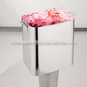 กล่องเก็บไอศกรีมแบบมีที่ใส่ไอศครีม,ภาชนะสำหรับทำไอศกรีมทำจากสเตนเลส - Product Image 4