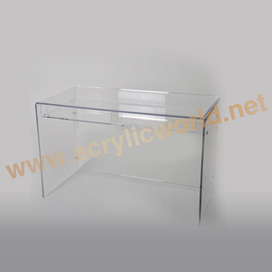 Perspex-Silla de escritorio acrílica, Pedestal/transparente, transparente, con forma de S - Product Image 3