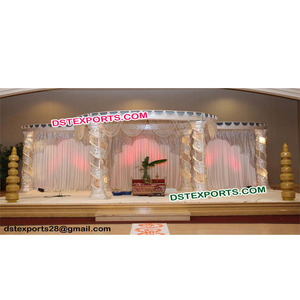 Parures de bracelets indiens de luxe, Set pour décoration de mariage, en Fiber de cristal, vente en gros - Product Image 1