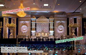 Grandes scées de mariage japonaises en Fiber, Set de scène, pour mariages asiatiques, Set de décoration artisanale - Product Image 5