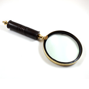 Lupa de oro de diseño náutico clásico, lupa de latón decorativa de mano hecha de Metal y aleación, regalo novedoso - Product Image 4